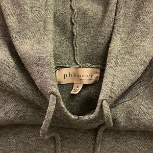 Philosophy sweatshirt mini dress